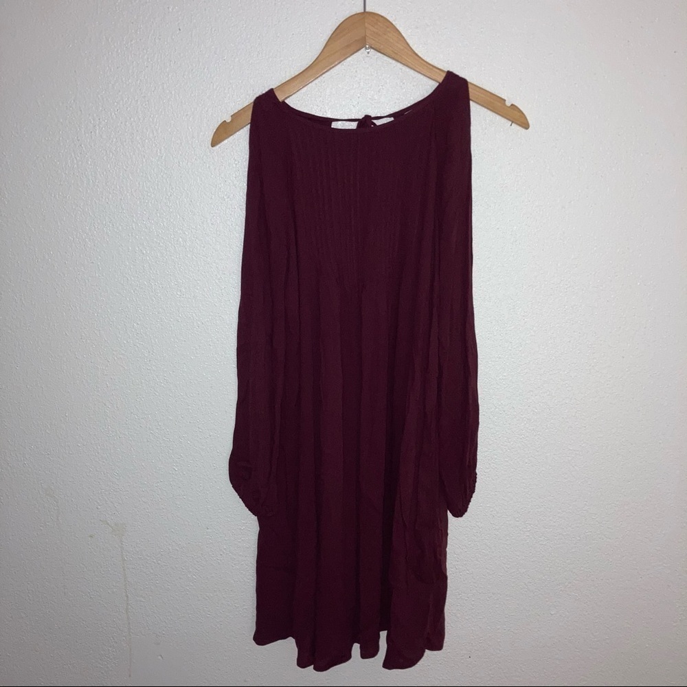 NWT Old Navy Cold Shoulder Tie Back Dress XS